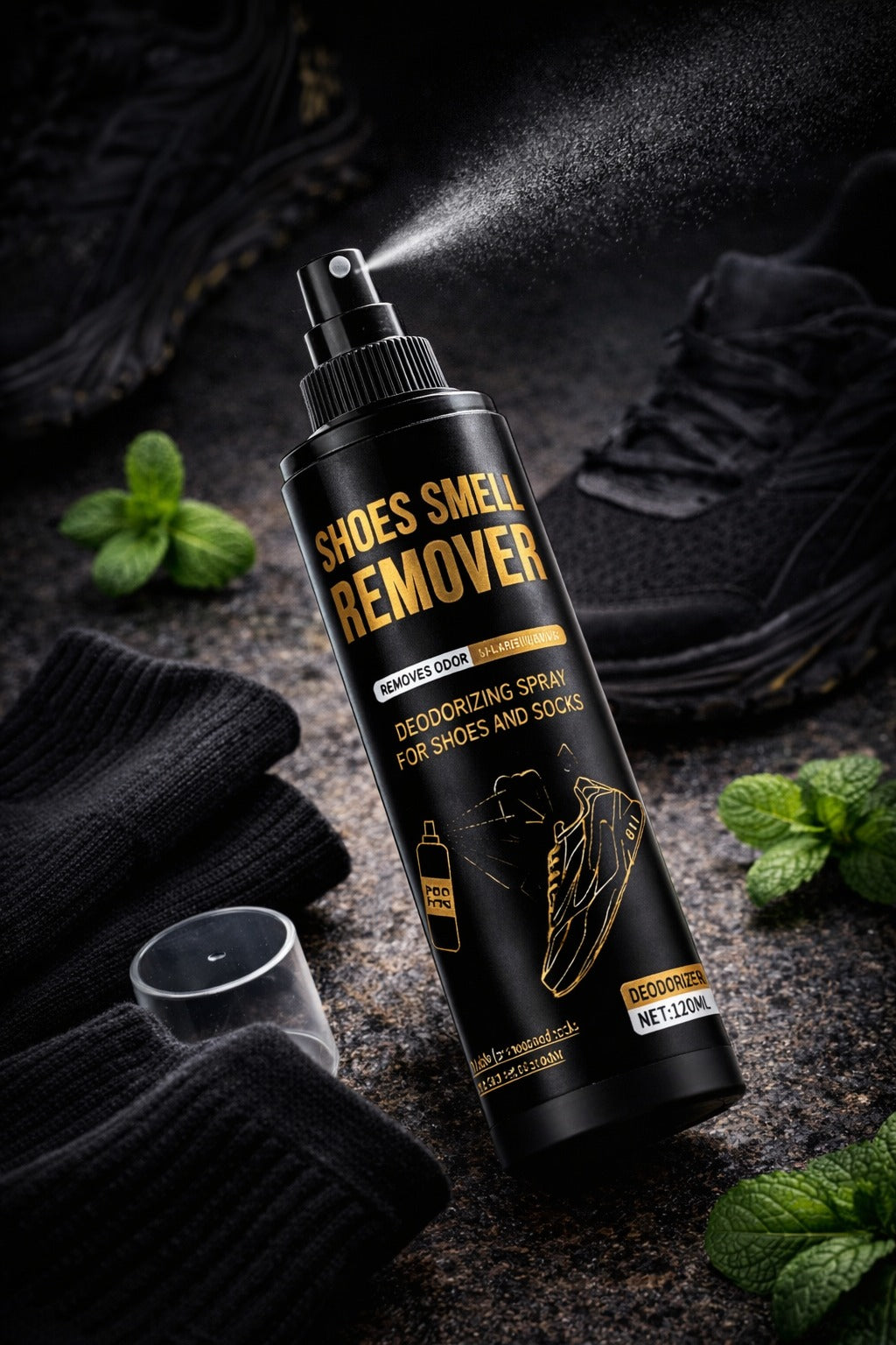Shoe Smell Remover Spray β Instant Odor Eliminator for Sneakers & Sports Shoes
